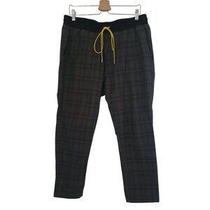Christos New York THE TRIBECA Plaid Trousers Lounge Pants Men's Sz L